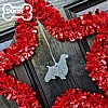 Bespoke Red Star Dog Breed Wreath - Springer